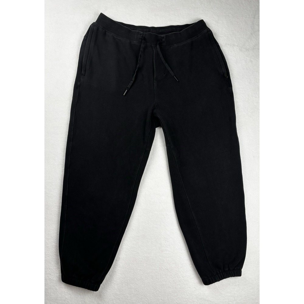 Lululemon Joggers Black Size L Zip Pocket Sweatpants Athletic